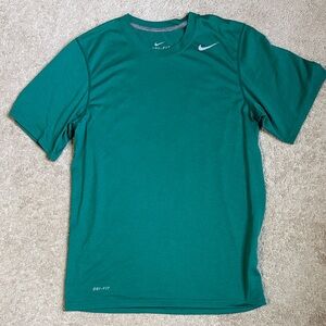 Nike Men's Teal Dri-FIT Short Sleeve Tee